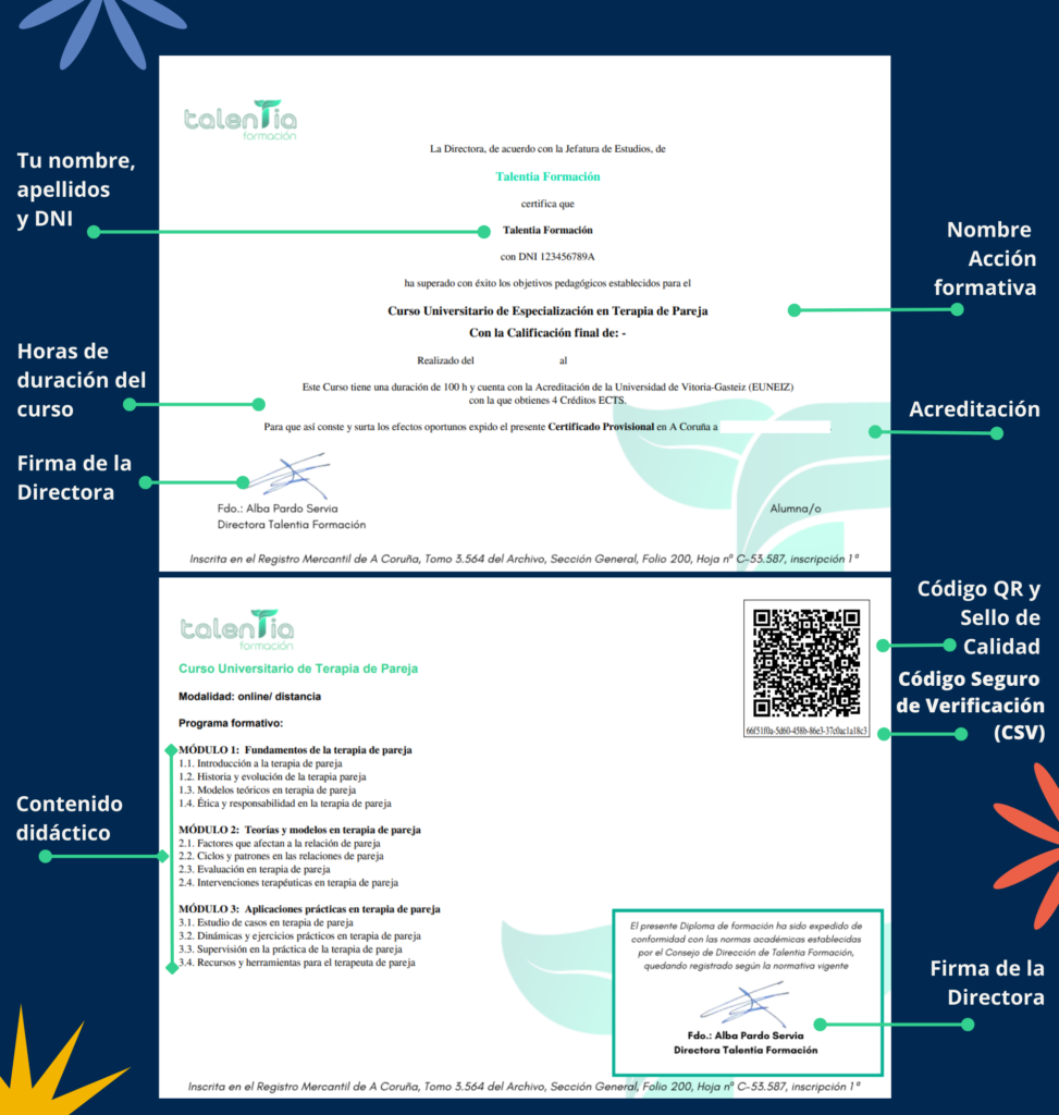 Curso Universitario de Especialización en Terapia de Pareja